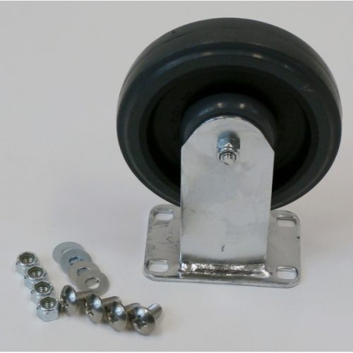 Casters - 5" Quiet - Fixed Rear & Swivel Front