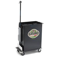 casion cart with custom logo