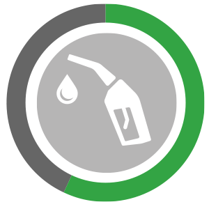 Less Fuel Use icon