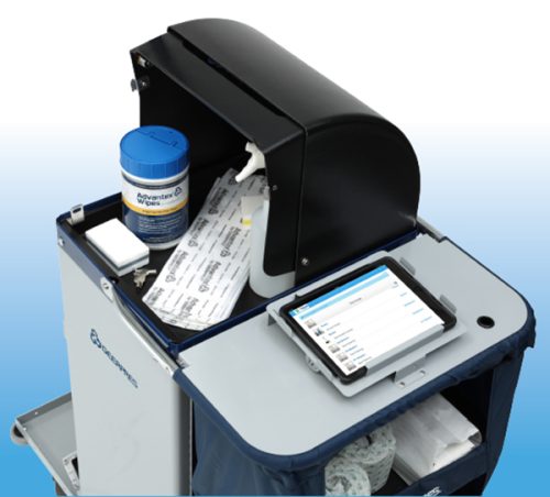 380036 Trash lid with tablet holder 2